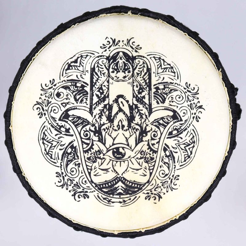 Handgefertigte Djembe-Trommel mit breiter Decke – 50 cm