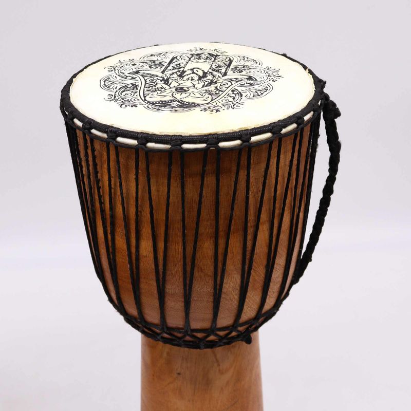 Handgefertigte Djembe-Trommel mit breiter Decke – 50 cm