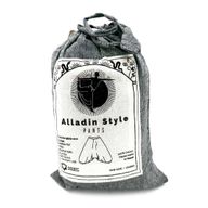Yoga- und Festivalhose – Aladdin Himalayan Print auf Grau