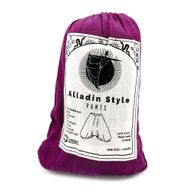 Yoga- und Festivalhose - Aladdin Himalayan Print auf Lila