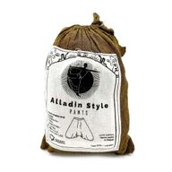 Yoga- und Festivalhose – Aladdin Himalayan Print auf Orange
