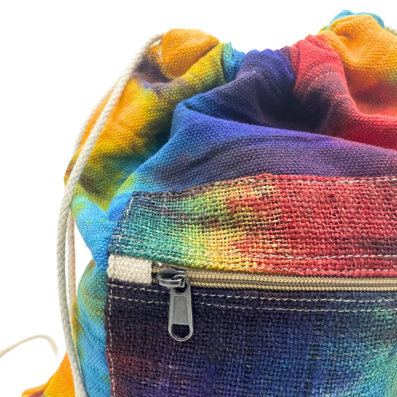 Tiedye-Hanf-String-Tasche