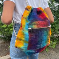 Tiedye-Hanf-String-Tasche