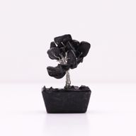 Mini-Edelsteinbäume auf Orgonitbasis - Schwarzer Achat (15 Steine)