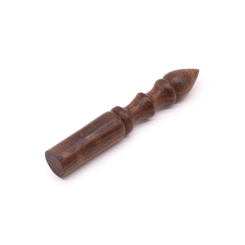 Holzstab – 12 cm – geformter Griff – kein Leder
