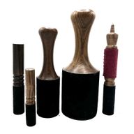 Holzstab – 18 cm – mittlerer Doppelring