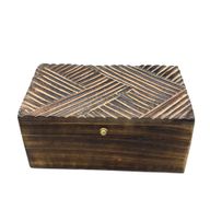 Vintage Deco – Mehrzweckbox – 22 x 12 x 10 cm – antike Linien