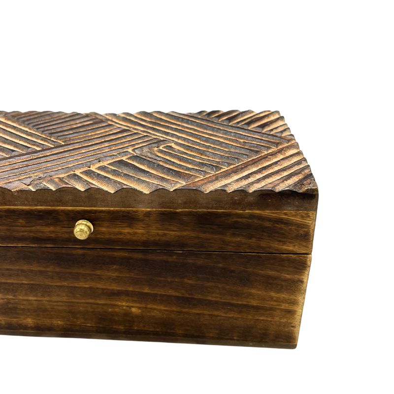 Vintage Deco – Mehrzweckbox – 22 x 12 x 10 cm – antike Linien