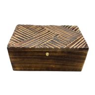 Vintage Deco – Mehrzweckbox – 22 x 12 x 10 cm – antike Linien