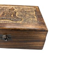 Große Aufbewahrungsbox aus Holz, 20 x 15 x 7,5 cm – Buddha