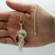 Magisches Pendel – Sieben Chakra – Rosenquarz