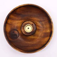 Räucherstäbchen und Kegelbrennerscheibe – Ying & Yang