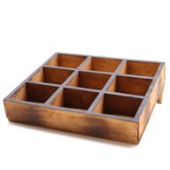 Präsentationstablett – 6 (3x3) Fächer