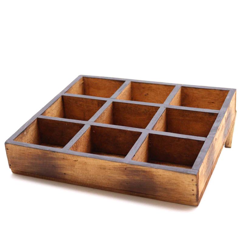 Präsentationstablett – 6 (3x3) Fächer