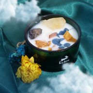 Hop Hare Kristall-Zauberblumenkerz – Die Sonne