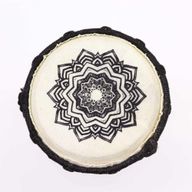 Handgefertigte Djembe-Trommel mit breiter Decke – 15 cm