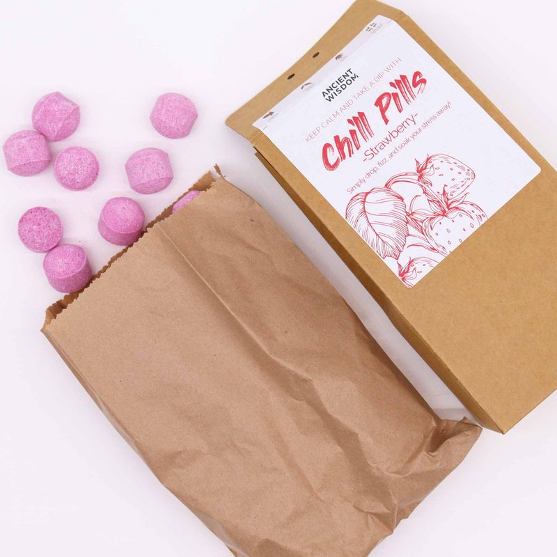 Chill Pills Geschenkpackung 350g – Erdbeere