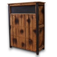 Holztruhe mit Doppeltür