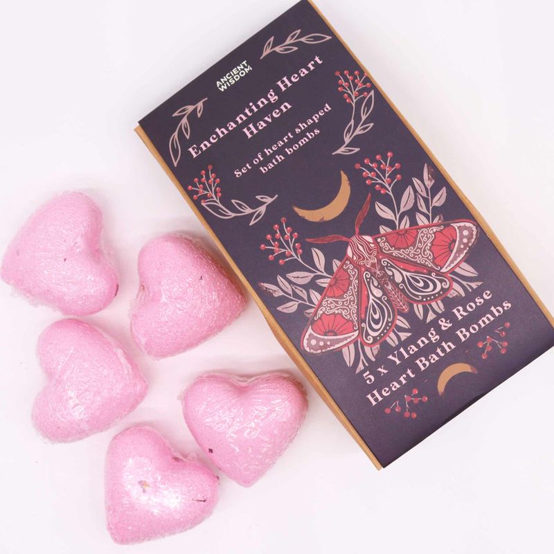 Bezauberndes Heart Heaven Badeherz-Geschenkset