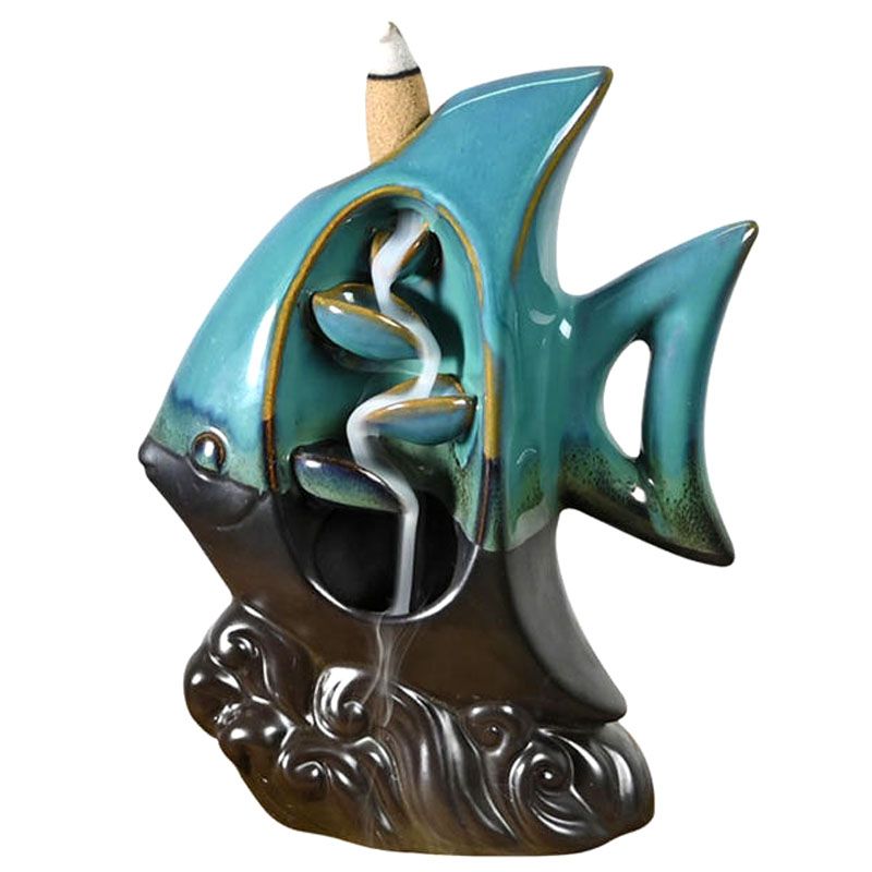 Brunnen Räuchergefäß - Tropischer Fisch