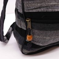 Große Nepal-Schultertasche (verstellbarer Riemen) – Berggranit
