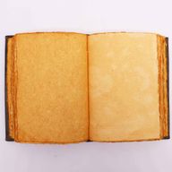 Hefty Brown Tan Buch – Zink-Triple-Moon-Dekor – 200 Seiten mit Büttenrand – 26 x 18 cm