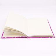 Baumwollgebundene Notizbücher, 20 x 15 cm, 96 Seiten, Antik-Fuchsia