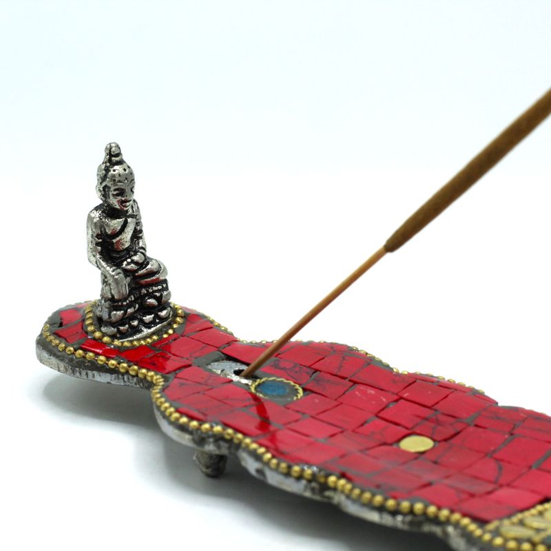 Buddha Langdolch Tibetischer Räucherstäbchenhalter