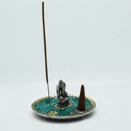 Ganesh-Teller, tibetischer Dekor-Kegel- und Stockhalter