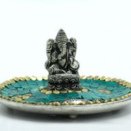 Ganesh-Teller, tibetischer Dekor-Kegel- und Stockhalter
