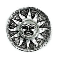 Sonnen-Räucherstäbchenhalter aus poliertem Aluminium, 9 m