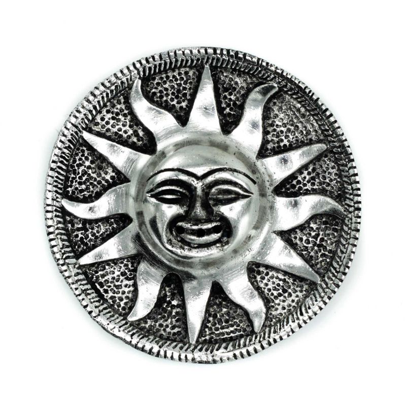 Sonnen-Räucherstäbchenhalter aus poliertem Aluminium, 9 m