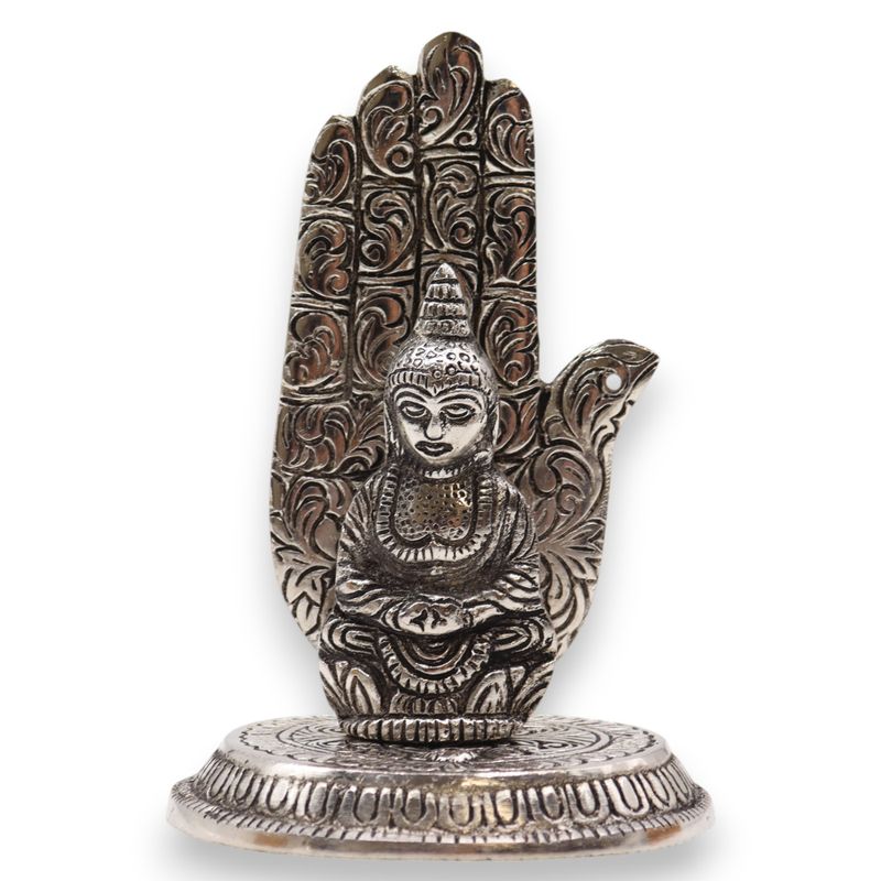 Hand-Buddha-Räucherstäbchenhalter 13x9cm