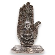Hand-Buddha-Räucherstäbchenhalter 13x9cm