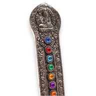 7 Chakra-Turm Buddha Räucherstäbchenhalter 16x6x7cm