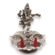 Tanzender Ganesha Räucherkegeln Halter 14x10cm