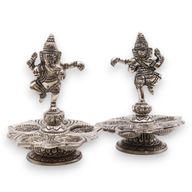 Tanzender Ganesha Räucherkegeln Halter 14x10cm