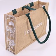 Hop Hare Jute Big Bag - Ich bin mutig