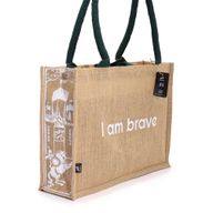 Hop Hare Jute Big Bag - Ich bin mutig