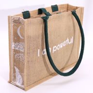 Hop Hare Jute Big Bag - Ich bin stark