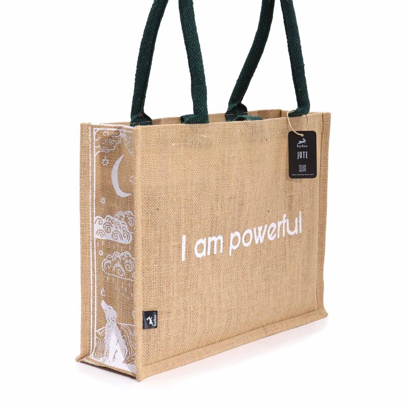 Hop Hare Jute Big Bag - Ich bin stark