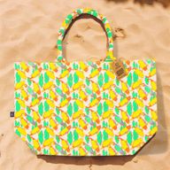Große helle Tasche - Kojote-Karpfen