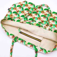 Große, helle Tasche - Frangipani