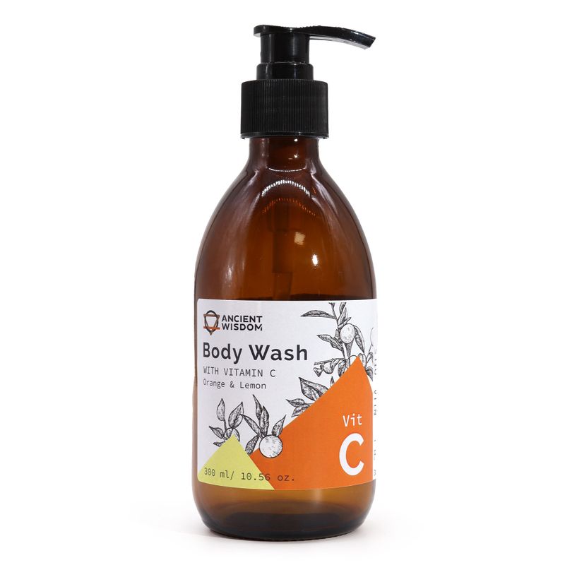 Aromatherapie-Duschgel mit Vitamin C – Orange & Zitrone