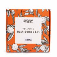 Pikantes Vitamin C Badebomben-Set – Aromatherapie-Quartett