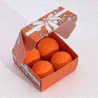 Pikantes Vitamin C Badebomben-Set – Aromatherapie-Quartett
