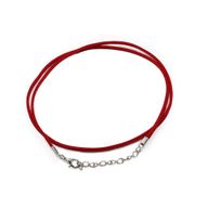 Packungen Wildleder Anhänger Kordeln - 2,5 mm x 55 cm - Rot A056