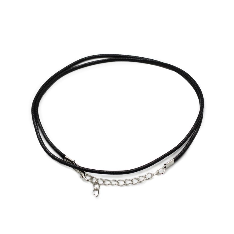 Packungen gewachste Anhängerschnüre – 2 mm x 55 cm – sortiert – Schwarz 101