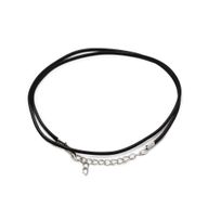 Packungen gewachste Anhängerschnüre – 2 mm x 55 cm – sortiert – Schwarz 101