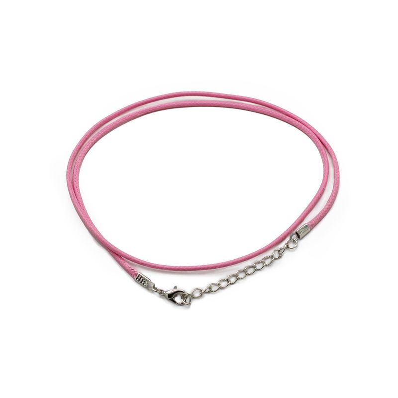 Packungen gewachste Anhängerschnüre – 2 mm x 55 cm – sortiert – Rosa 102